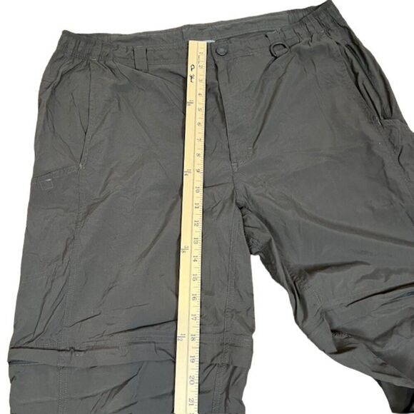 The North Face Convertible Hiking Pants Zip Off Legs Charcoal Men's Size XL - Picture 5 of 16